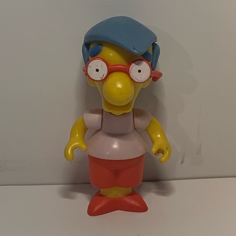 🤓 VINTAGE Y2K 2000 THE SIMPSONS MILHOUSE ACTION FIGURE COLLECTIBLE TOY 🤓